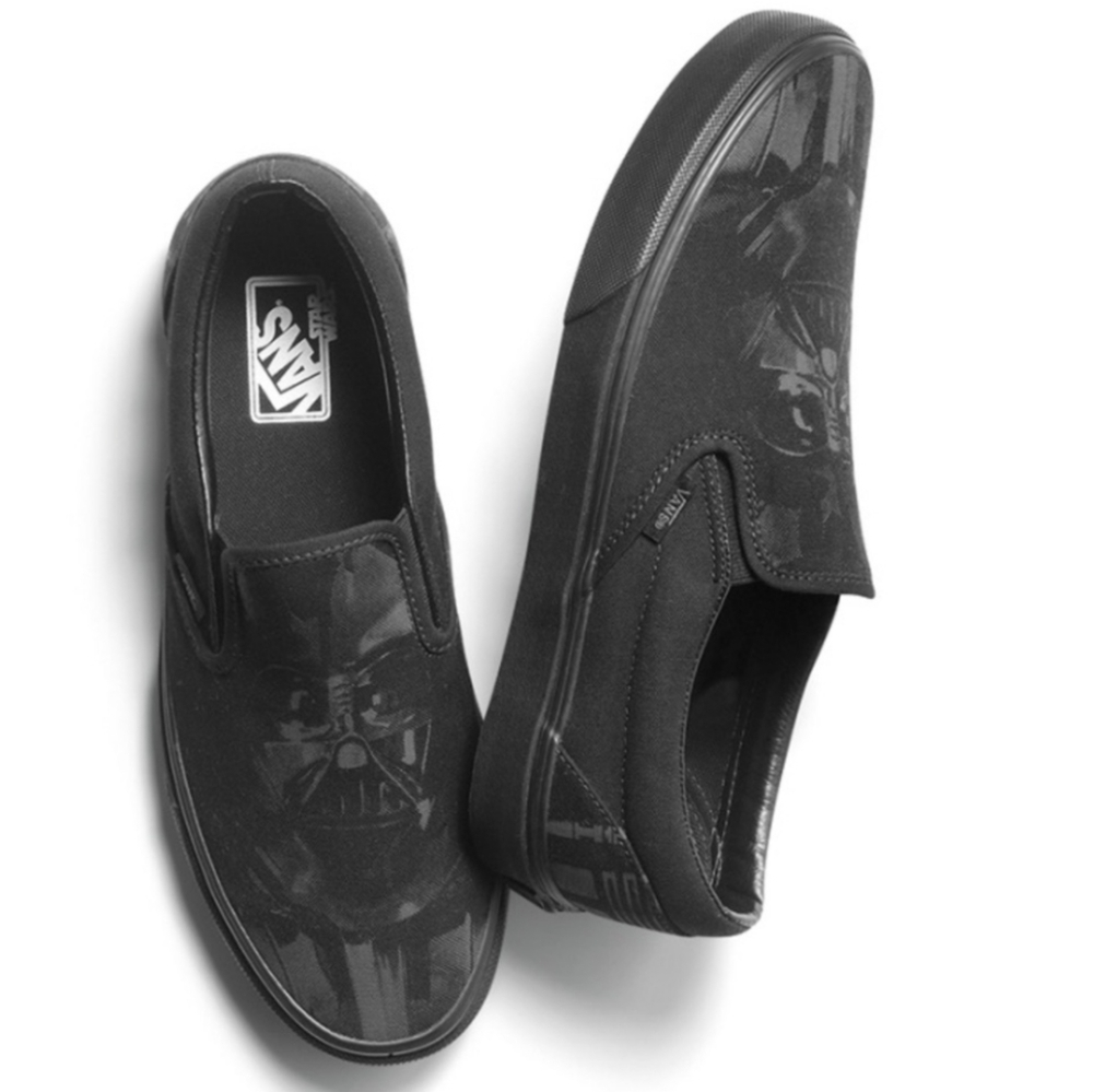 Vans x Star Wars Darth Vader black sneakers Sz 6